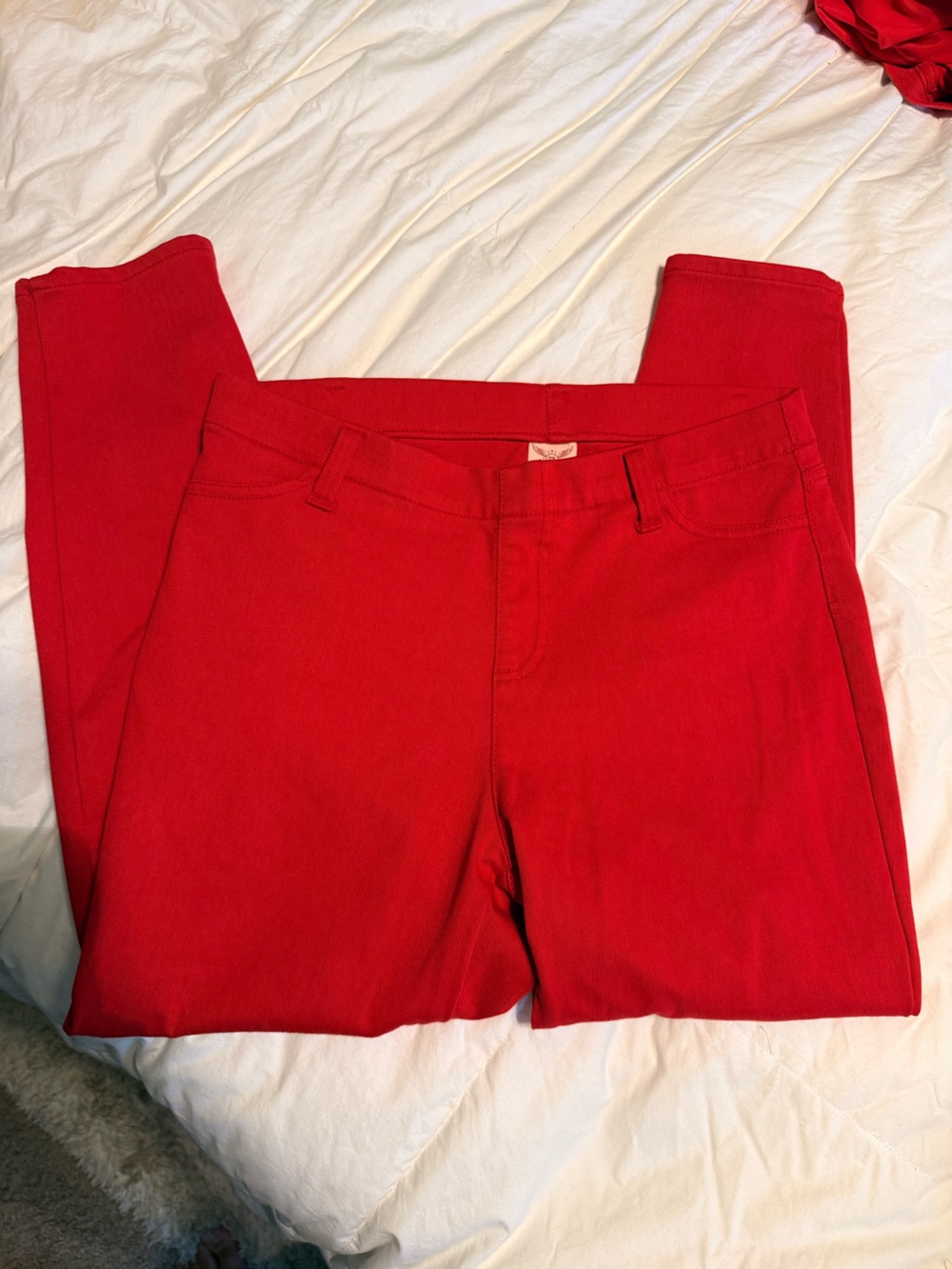 Women’s vintage Faded Glory Red capri